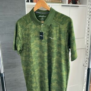 Eddie Bauer Green Camo Men's Shirt